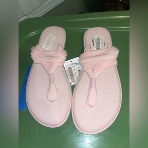 New Sanuk pink yoga sandals 9